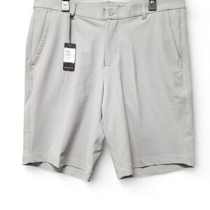 Straight Down Drake Shorts Mens 36 Gray 10" Inseam Performance Golf NEW PLS READ